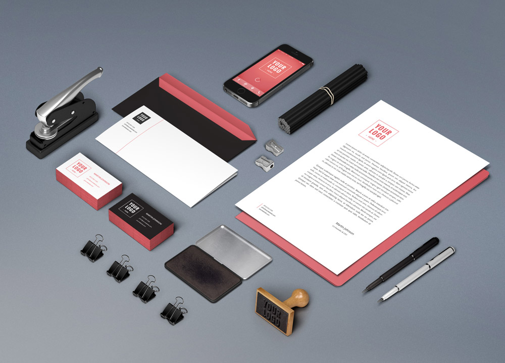 Free Brand Identity Mockup PSD
