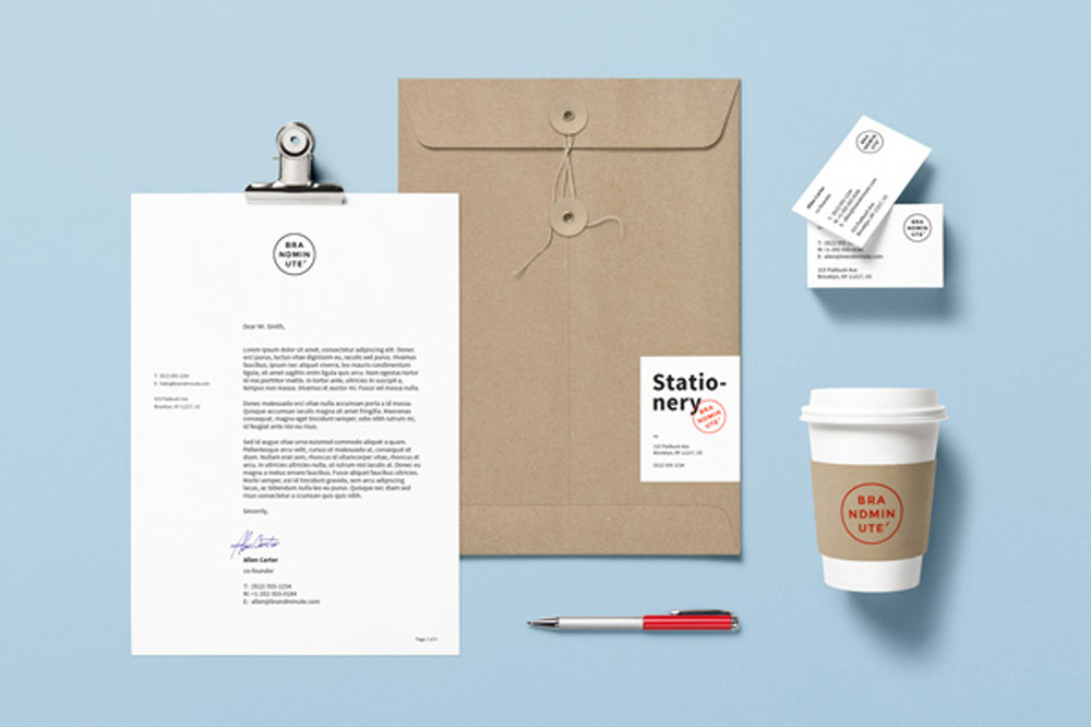 Free Branding Identity Stationery Mockup