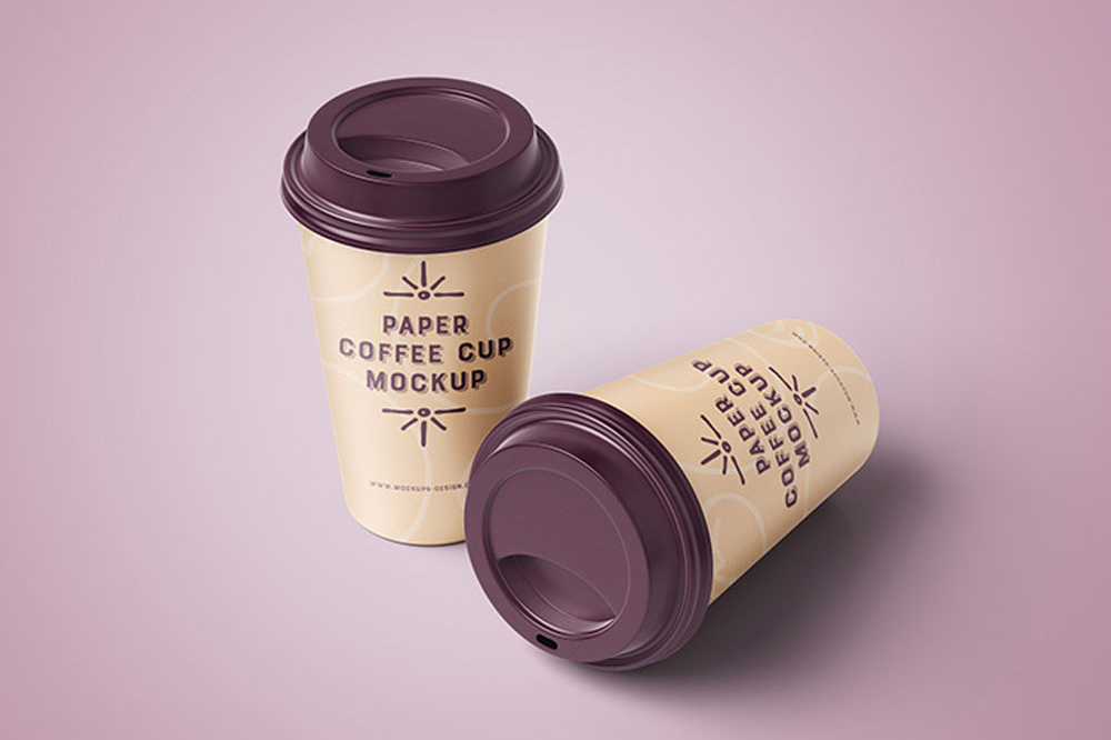 Free Paper Coffee Cup Mockup PSD