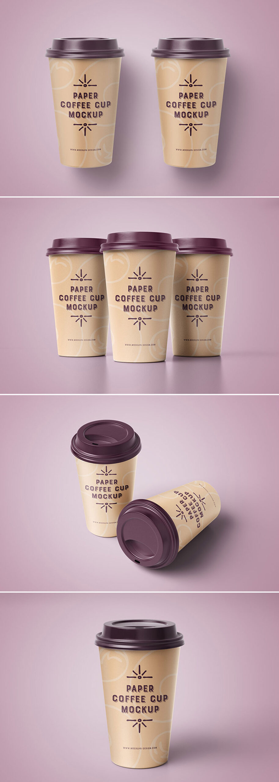Free Paper Coffee Cup Mockup PSD