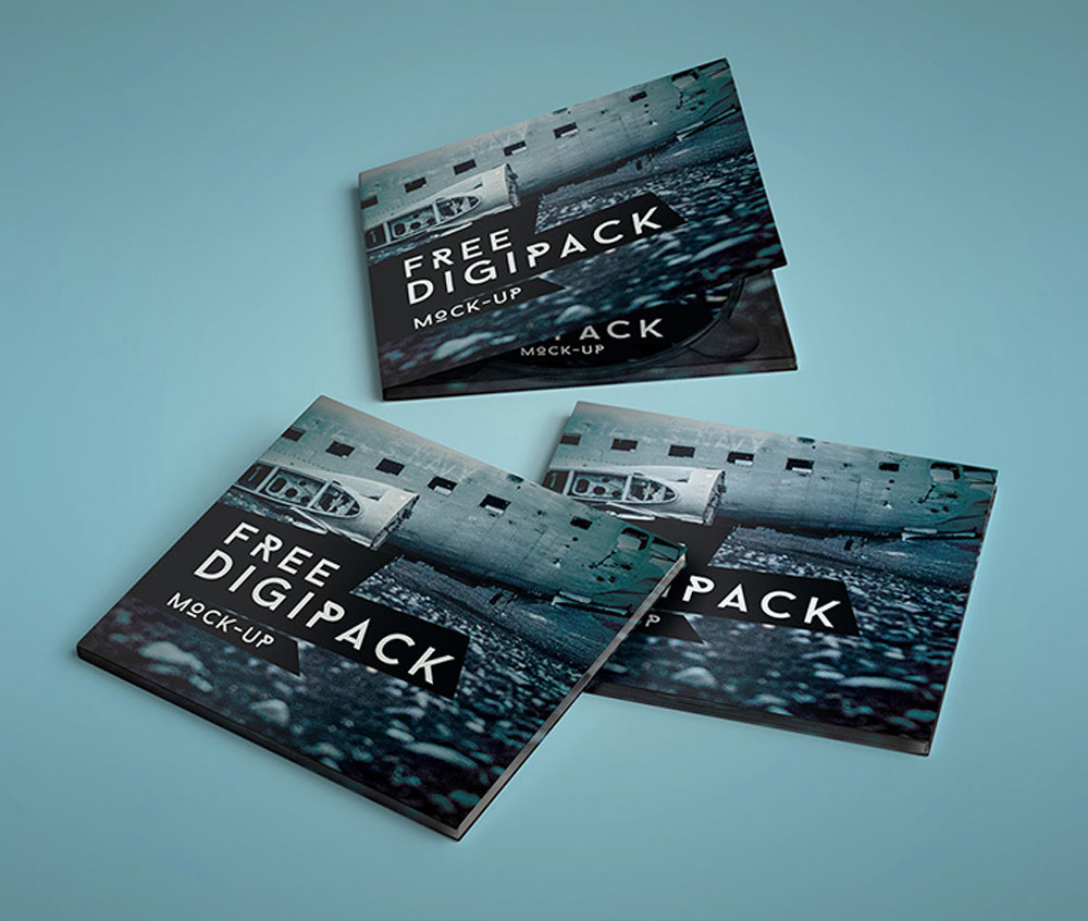Free CD DVD Disc Case Mockup PSD