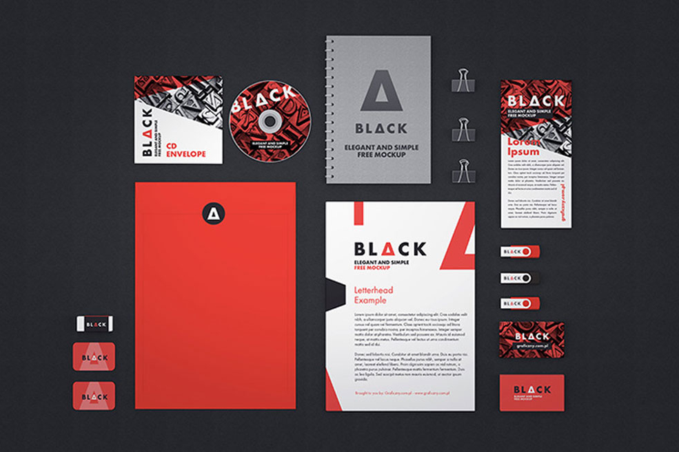 Free Corporate Identity Stationery Mockup PSD