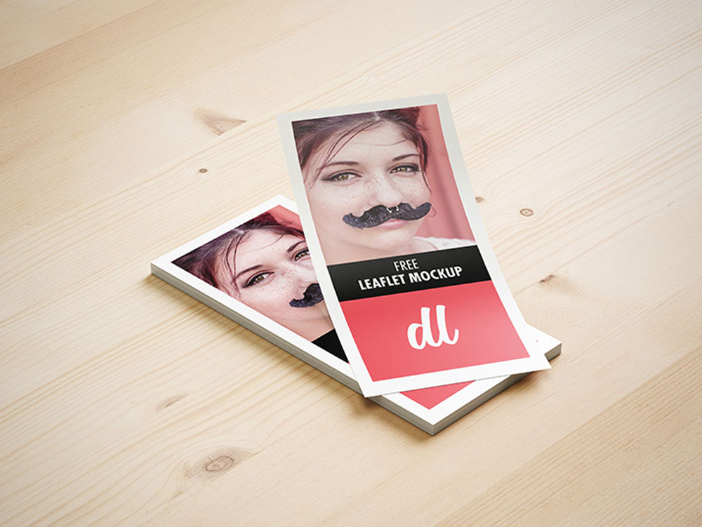Free Single Page Leaflet Flyer Mockup PSD