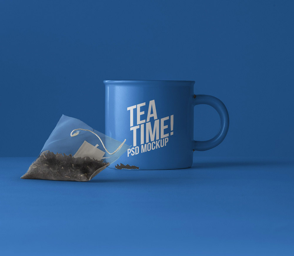Free Tea Cup Mockup PSD