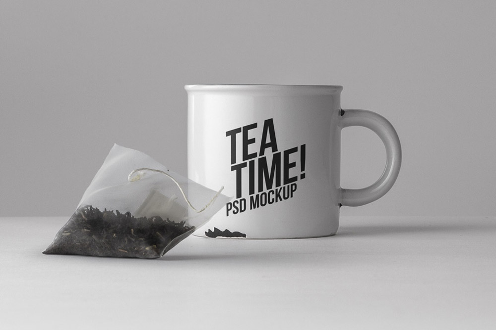 Free Tea Cup Mockup PSD