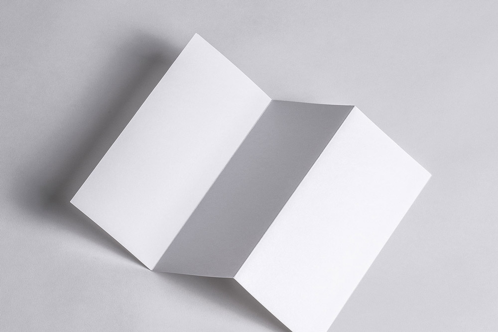 Free Z-Fold Brochure Mockup PSD