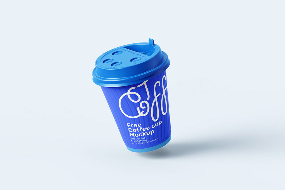 Free Paper Coffee Cup Mockup PSD
