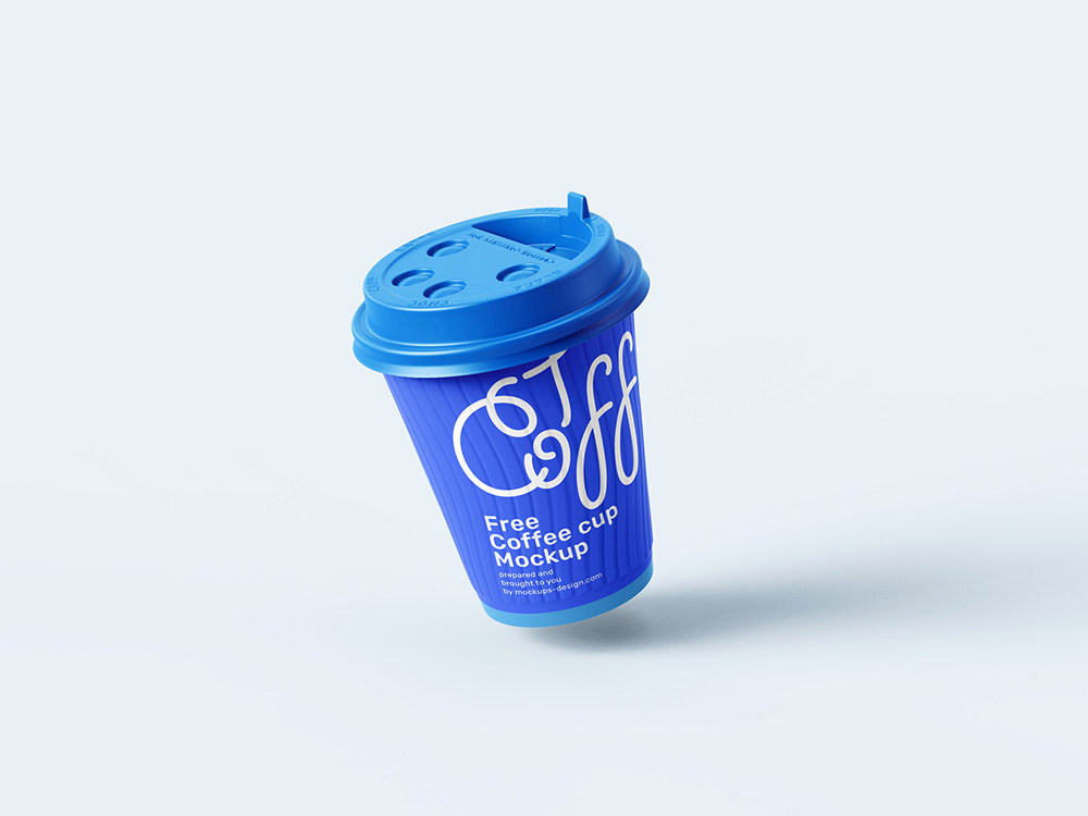Free Paper Coffee Cup Mockup PSD