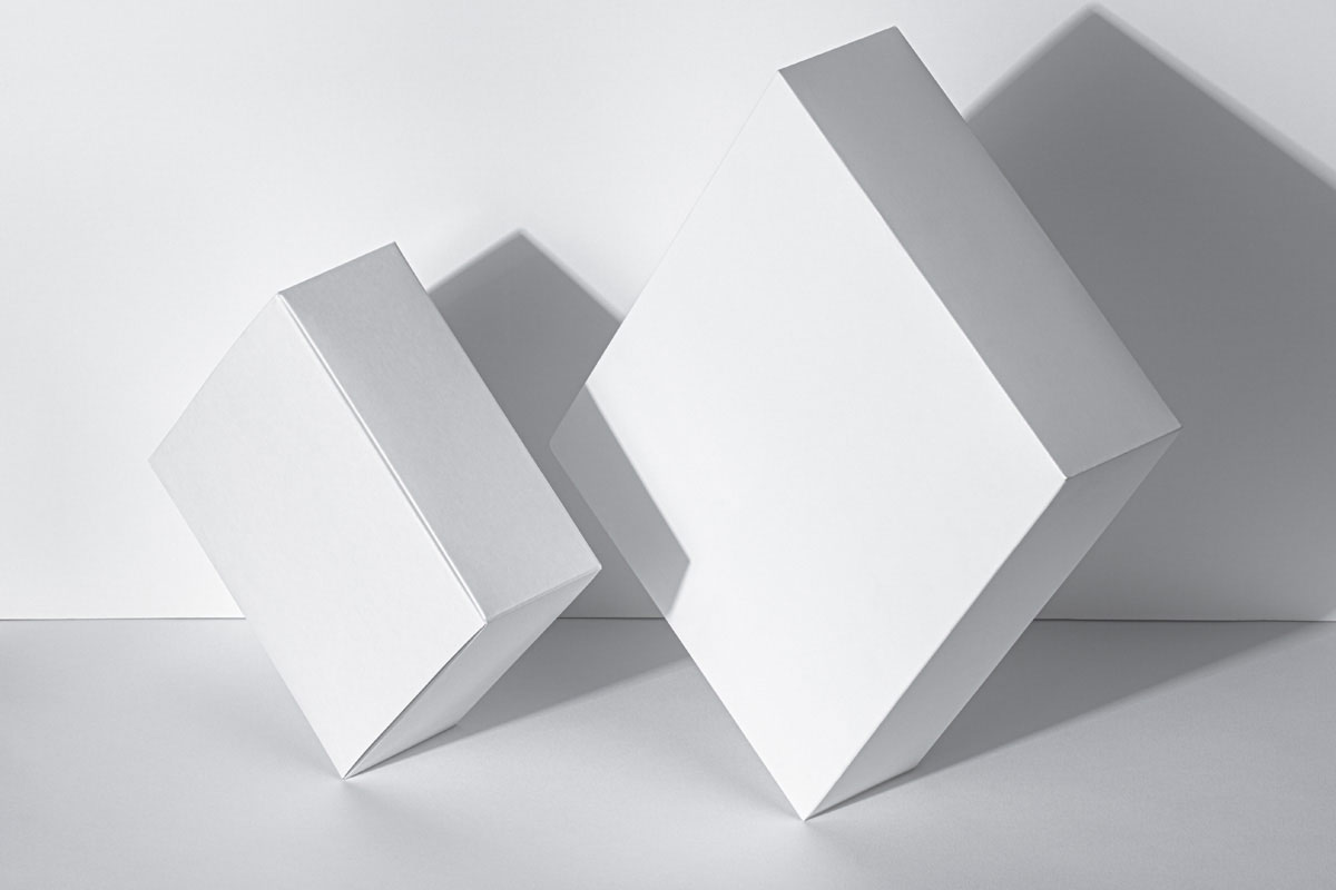 Free Packaging Boxes Mockup PSD