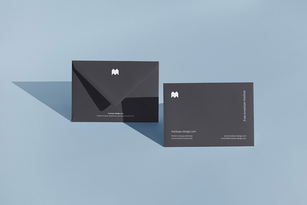 Free C6 Envelope Mockup PSD