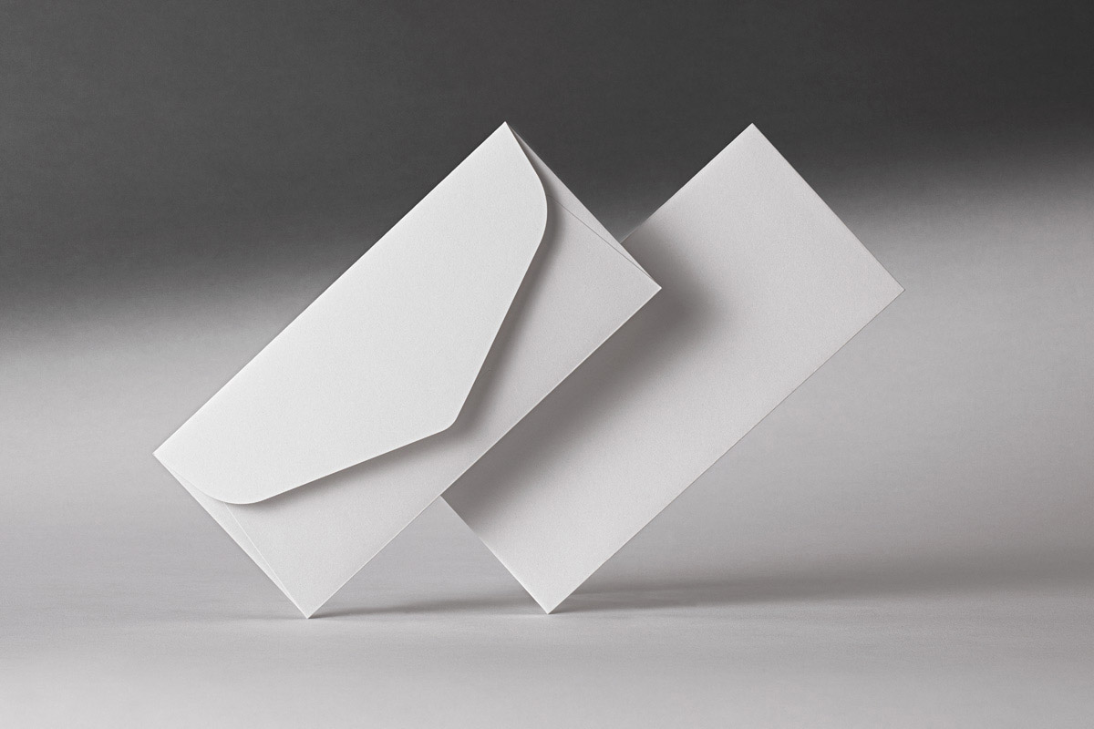 Free Stationery Letter Envelope Mockup PSD