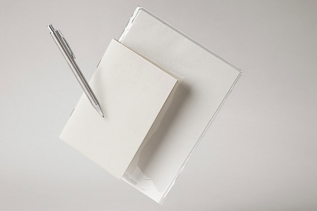 Free Paper Notebook Mockup PSD