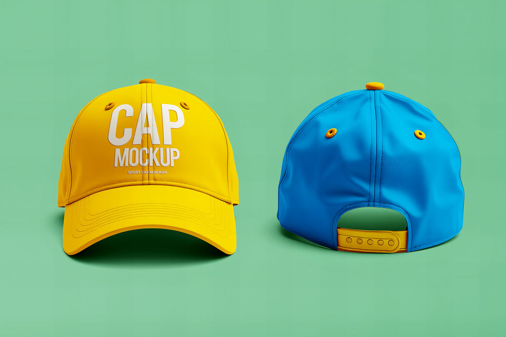 Free Logo Cap Mockup PSD