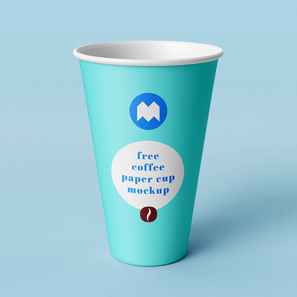 Free Paper Coffee Cup Mockup PSD