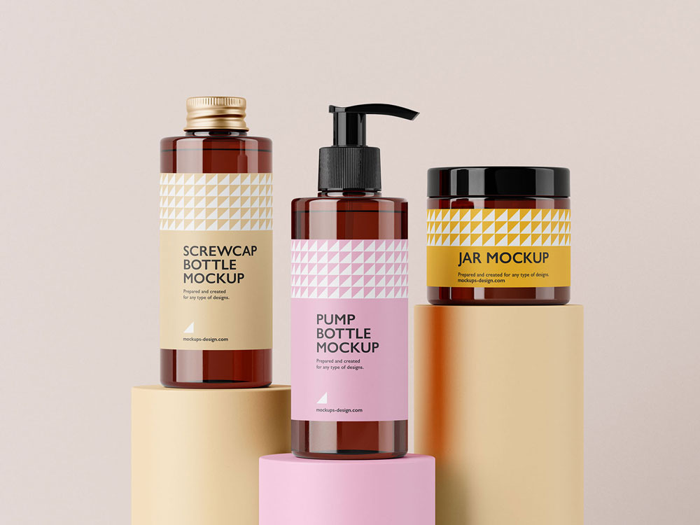 Free Packaging Cosmetic Mockup PSD