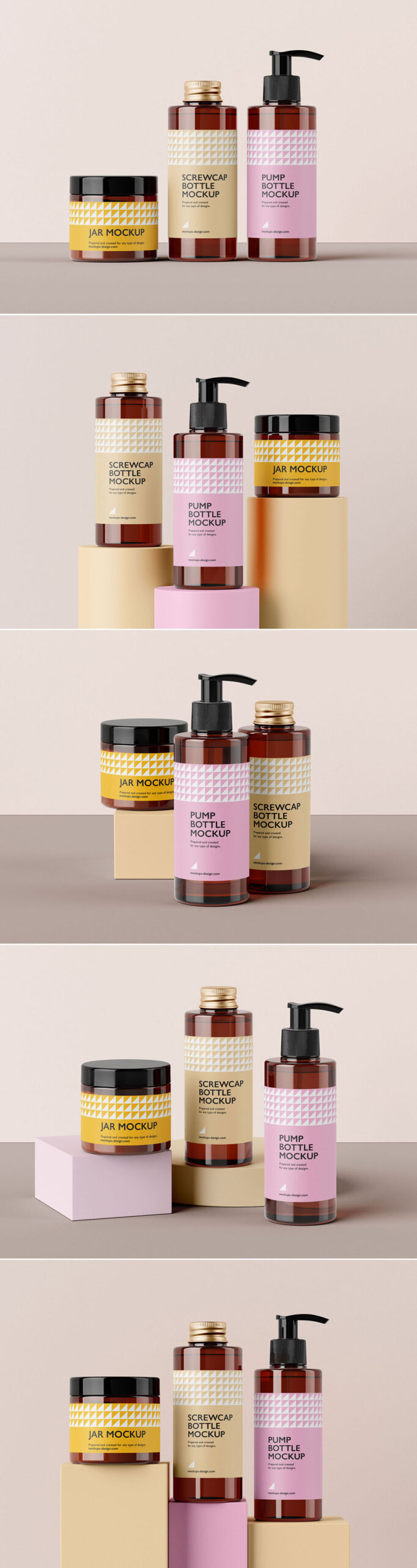 Free Packaging Cosmetic Mockup PSD