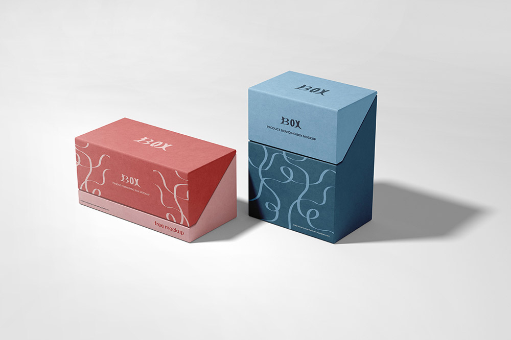 Product Branding Box Mockup