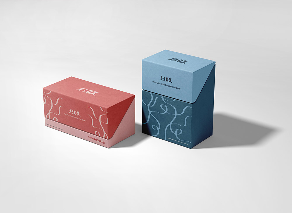 Product Branding Box Mockup
