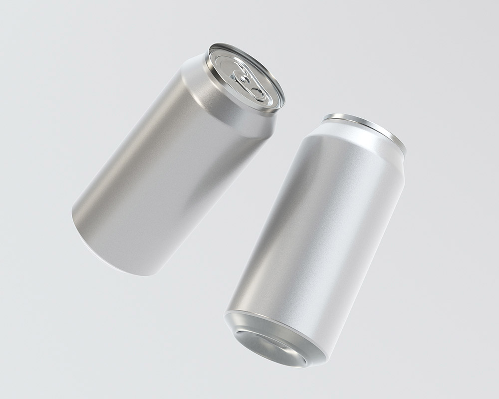 Free Soda Can Mockup PSD