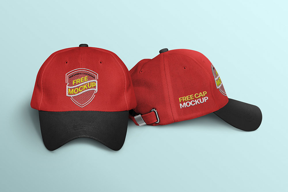 Free Embroidery Cap Mockup PSD