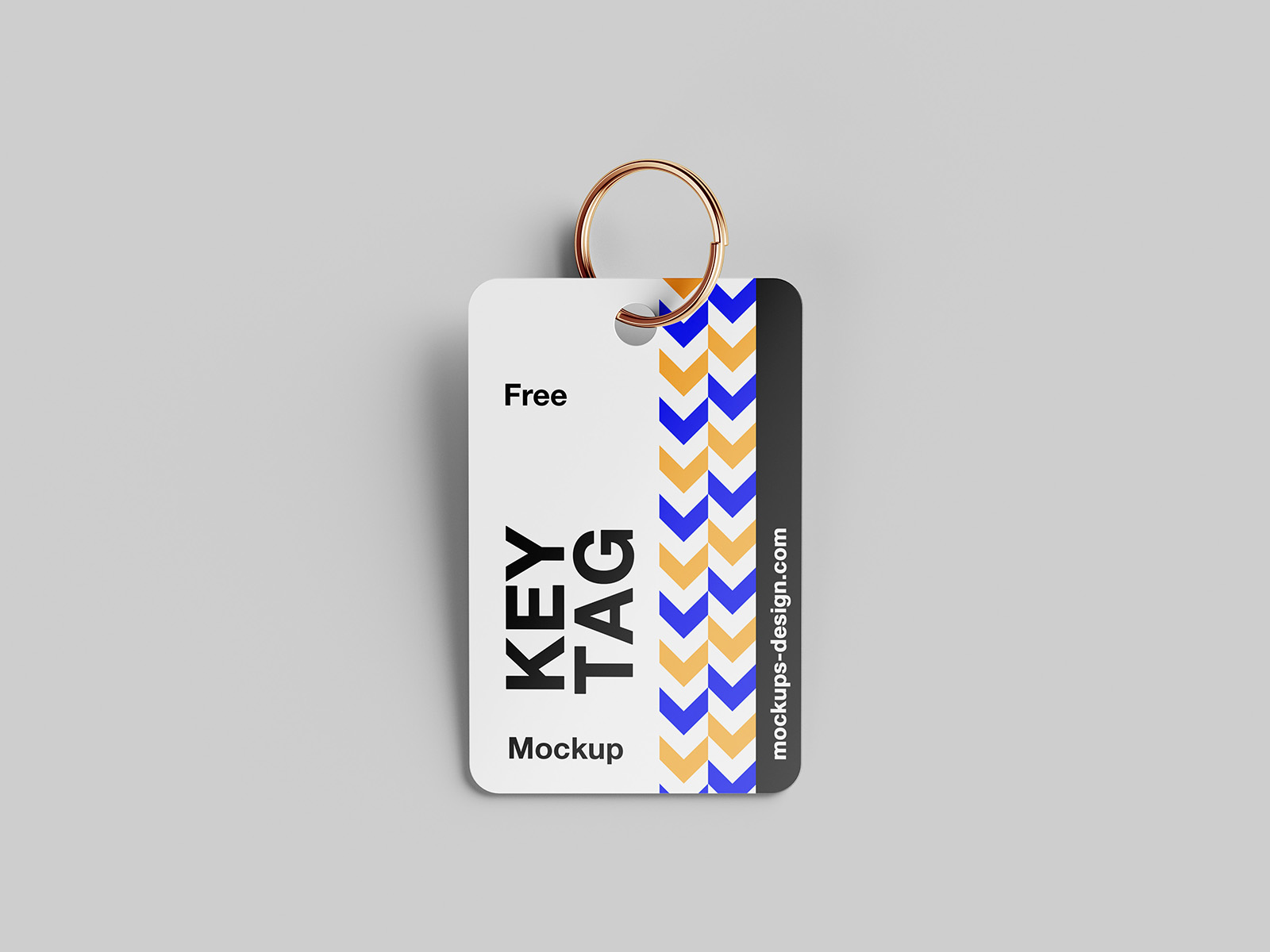 Free Tag Keychain Mockup PSD