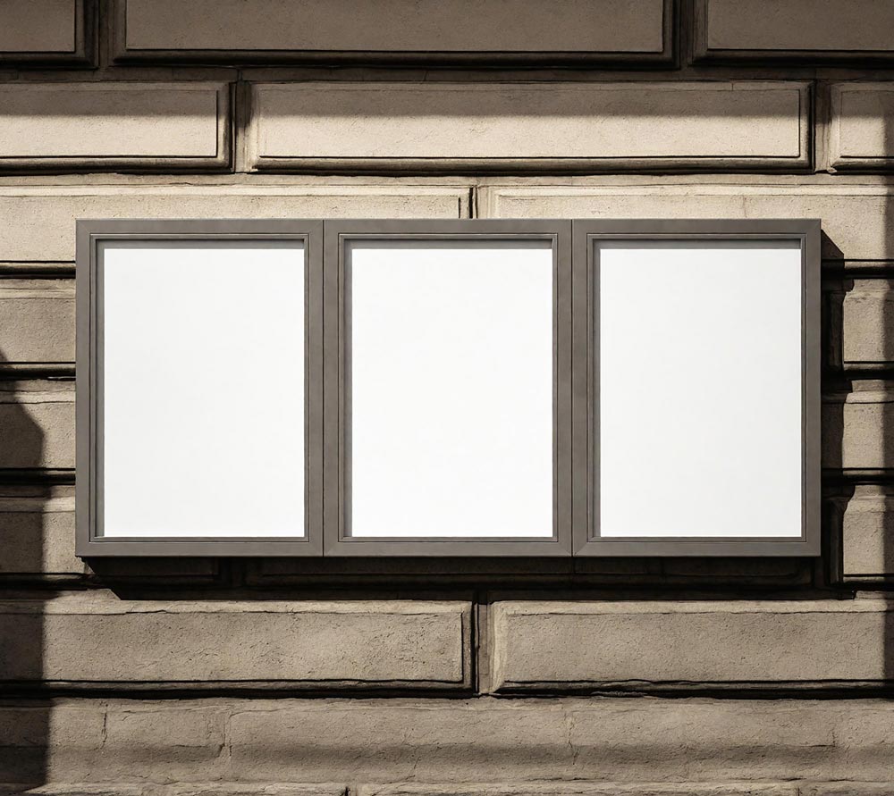 Free Street Poster Mockup PSD