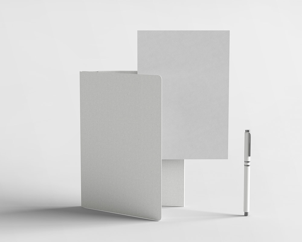 Free Archive File Folder Mockup PSD