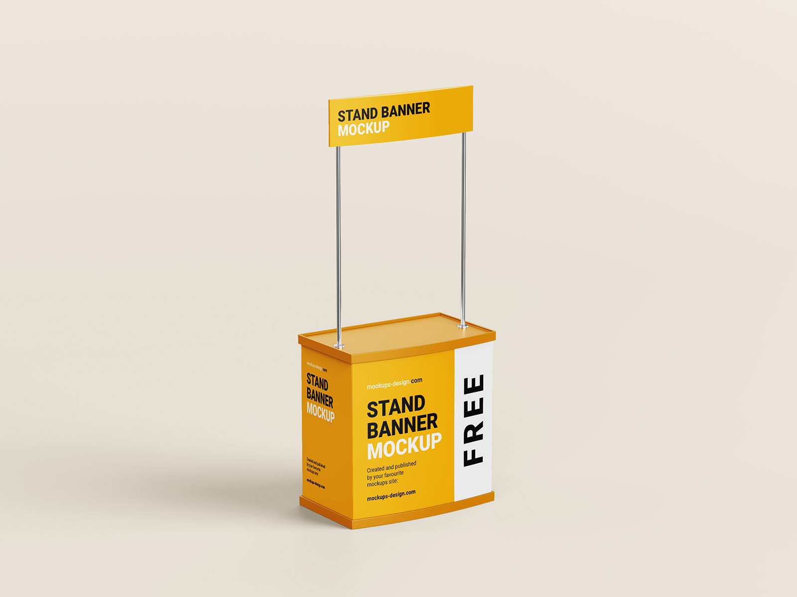 Free Trade Stand Mockup PSD
