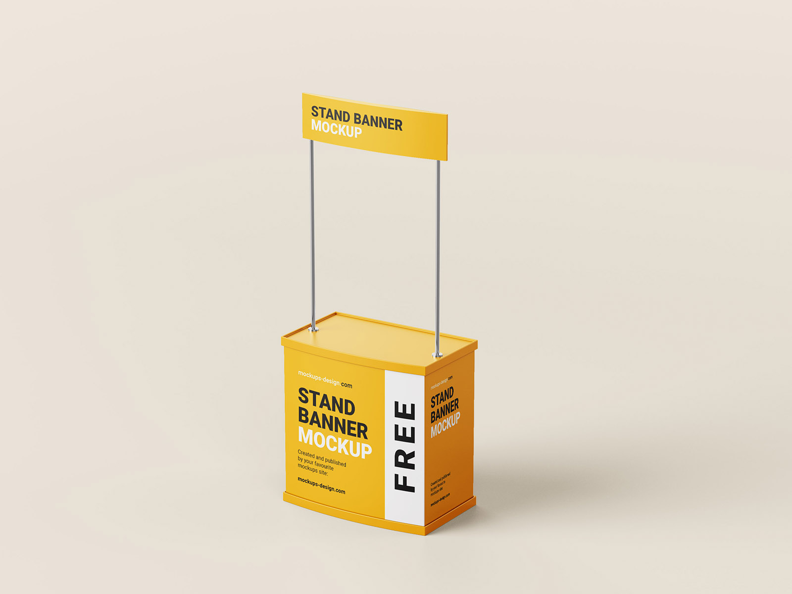 Free Trade Stand Mockup PSD