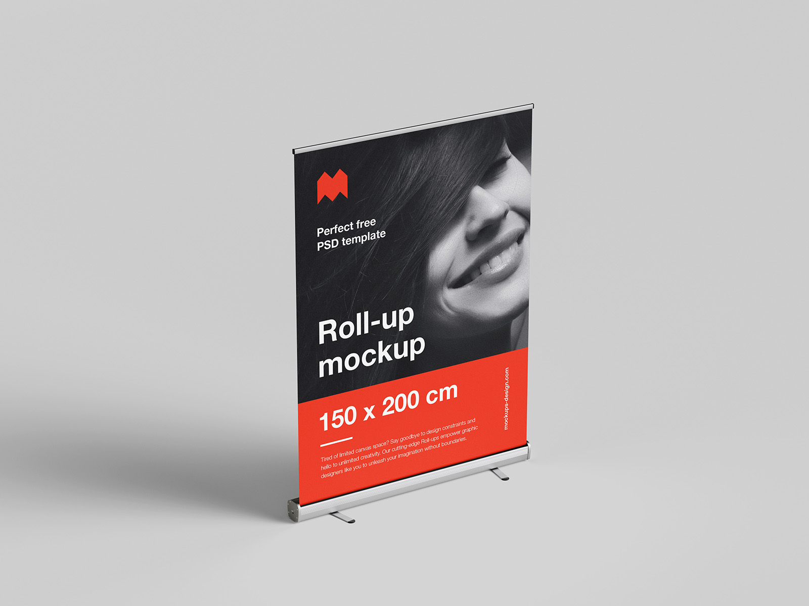 Free Roll-up Mockup PSD