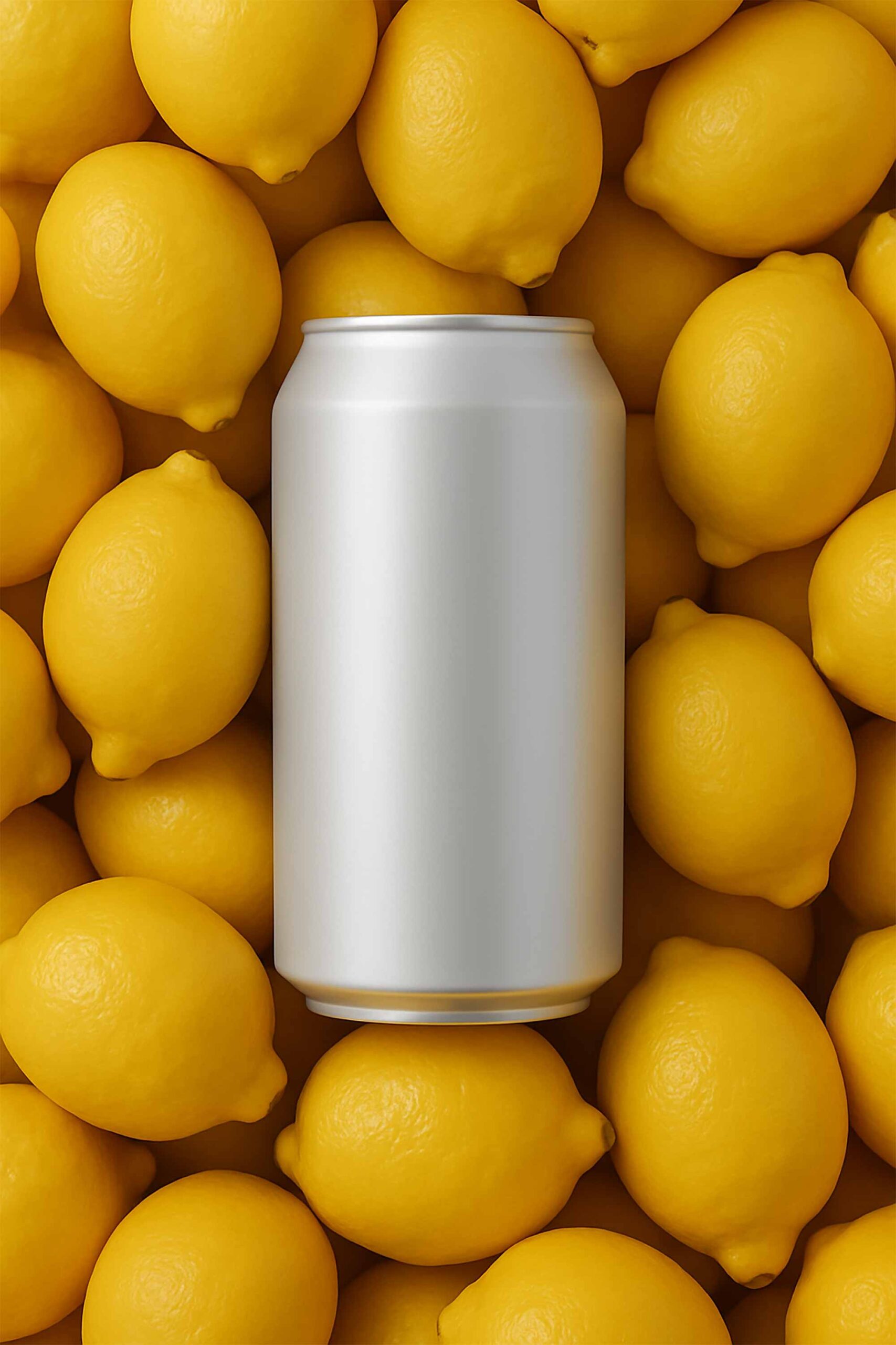 Free Beverage Aluminum Soda Can Mockup