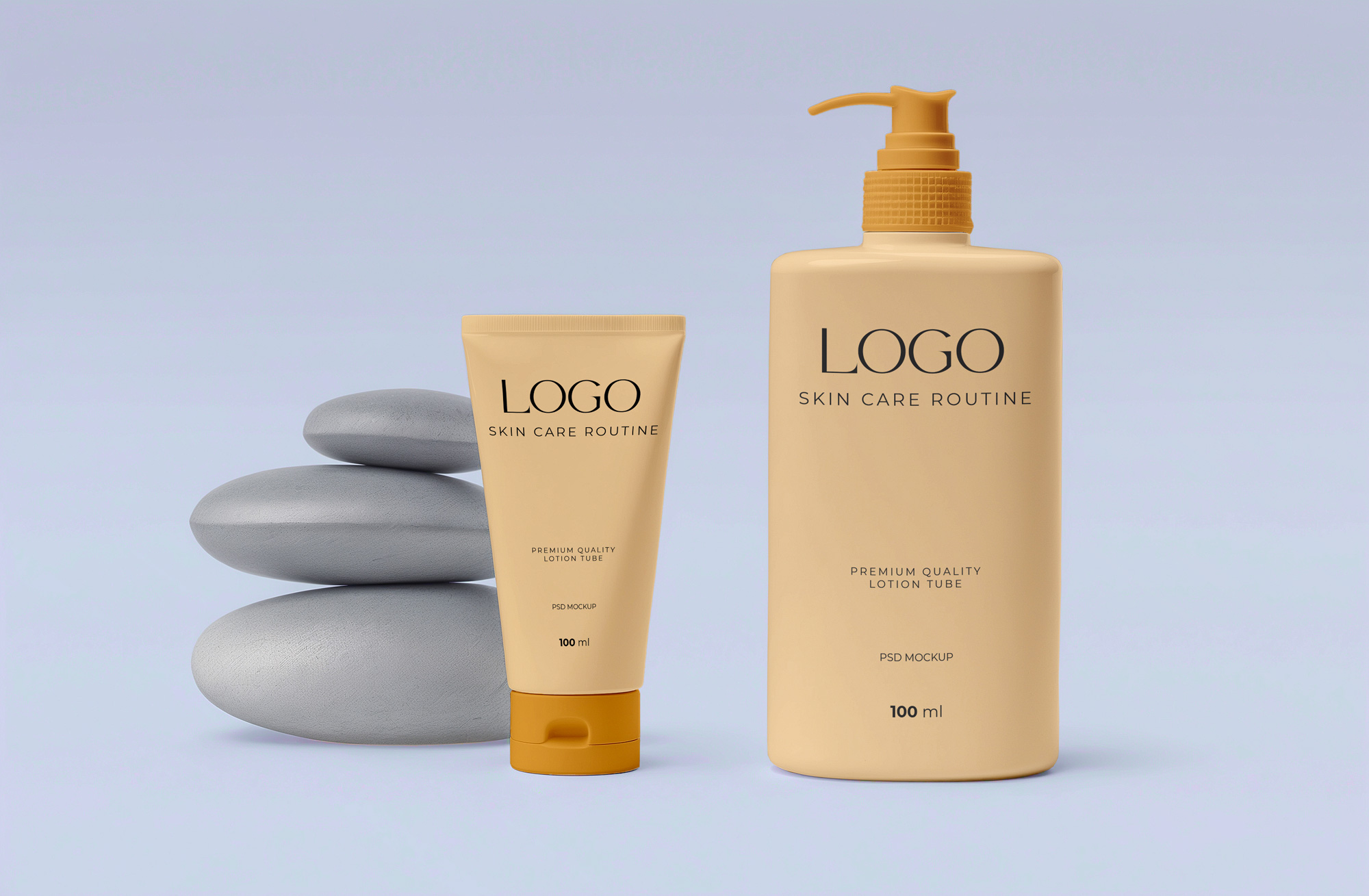 Free Tube Cosmetic Mockup