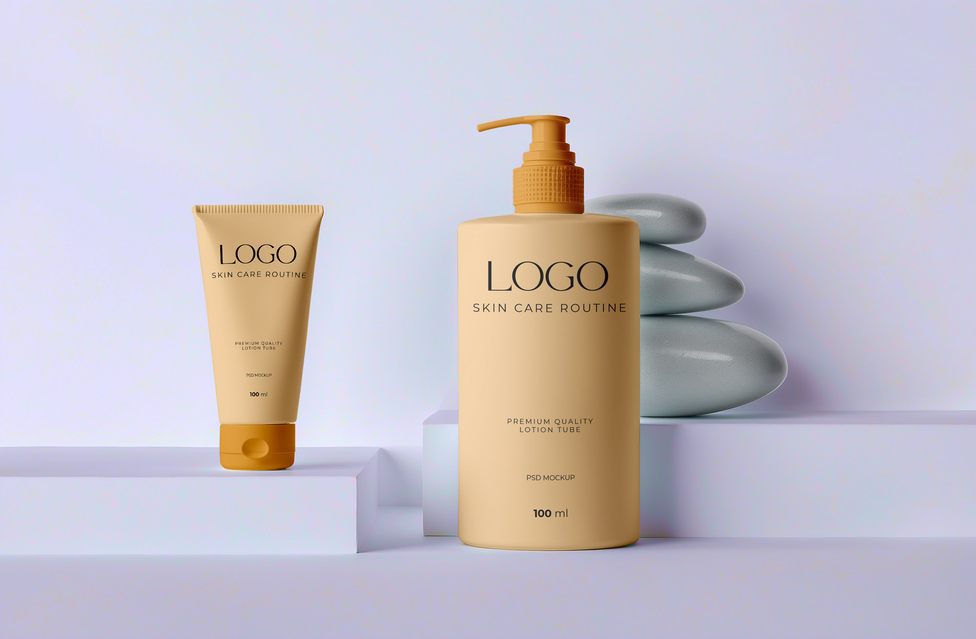 Free Tube Cosmetic Mockup