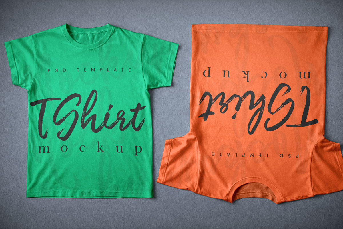Free Realistic T-Shirt Mockup