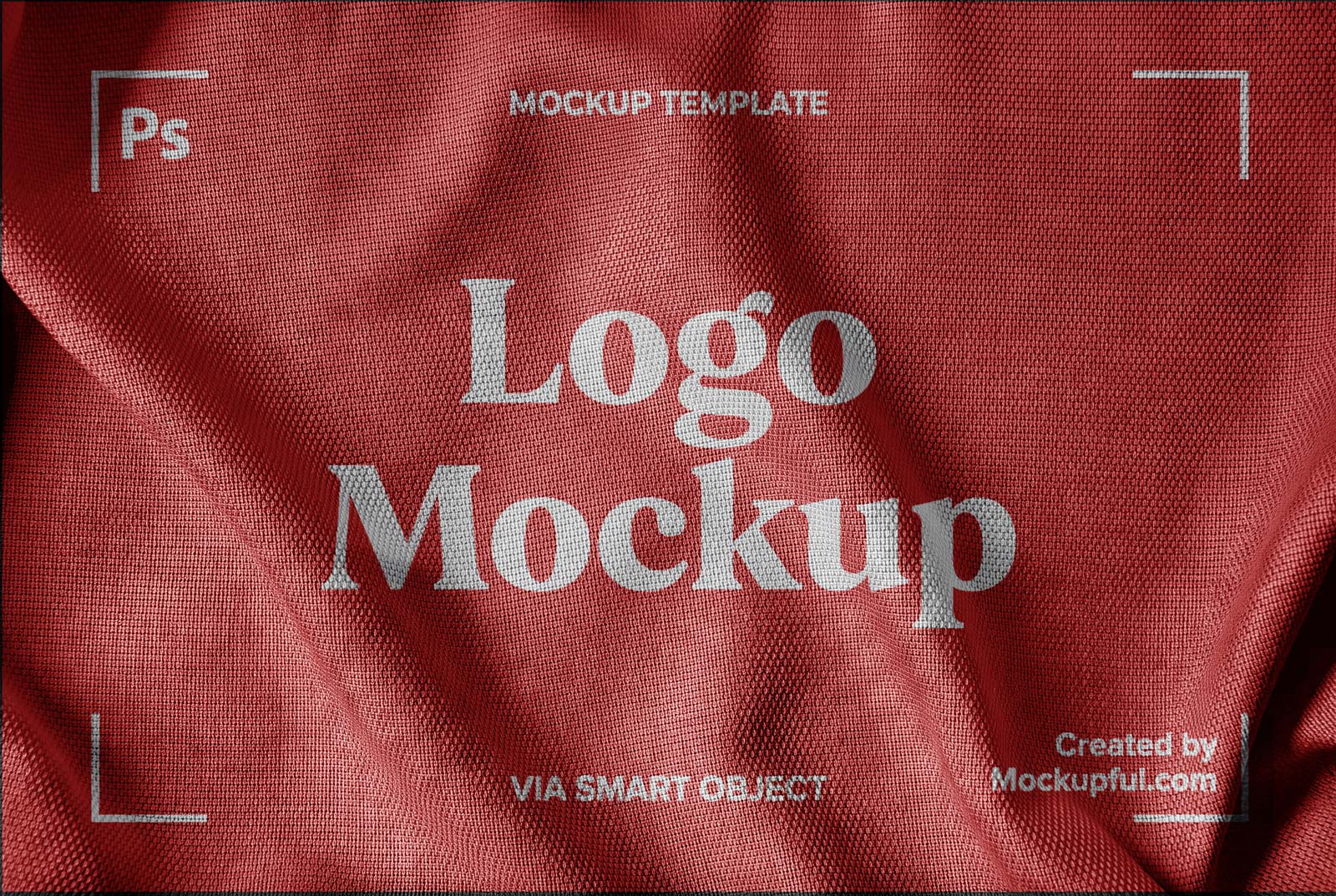 Free Fabric Logo Mockup