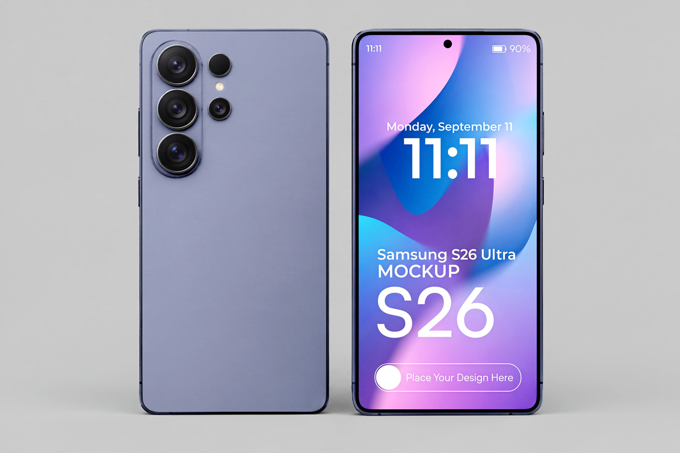 Free Samsung S26 Ultra Mockup