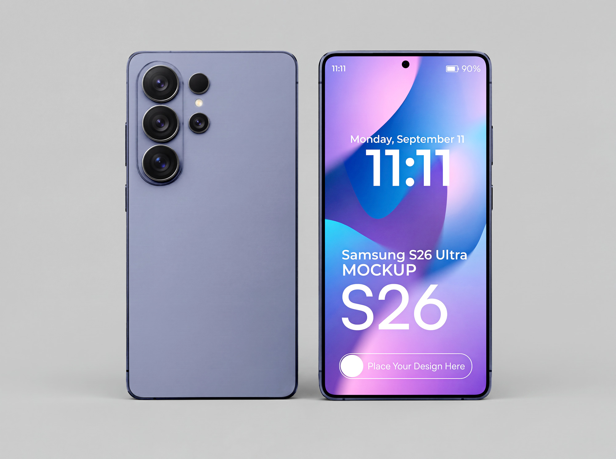 Free Samsung S26 Ultra Mockup