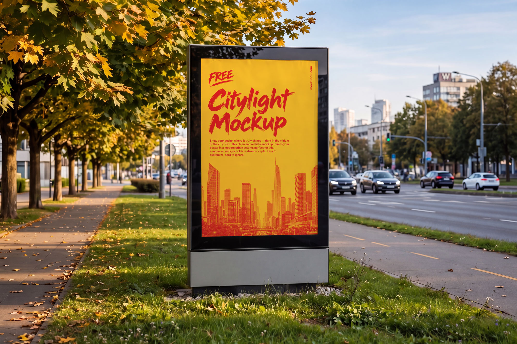 Free Regular Citylight Poster Mockup