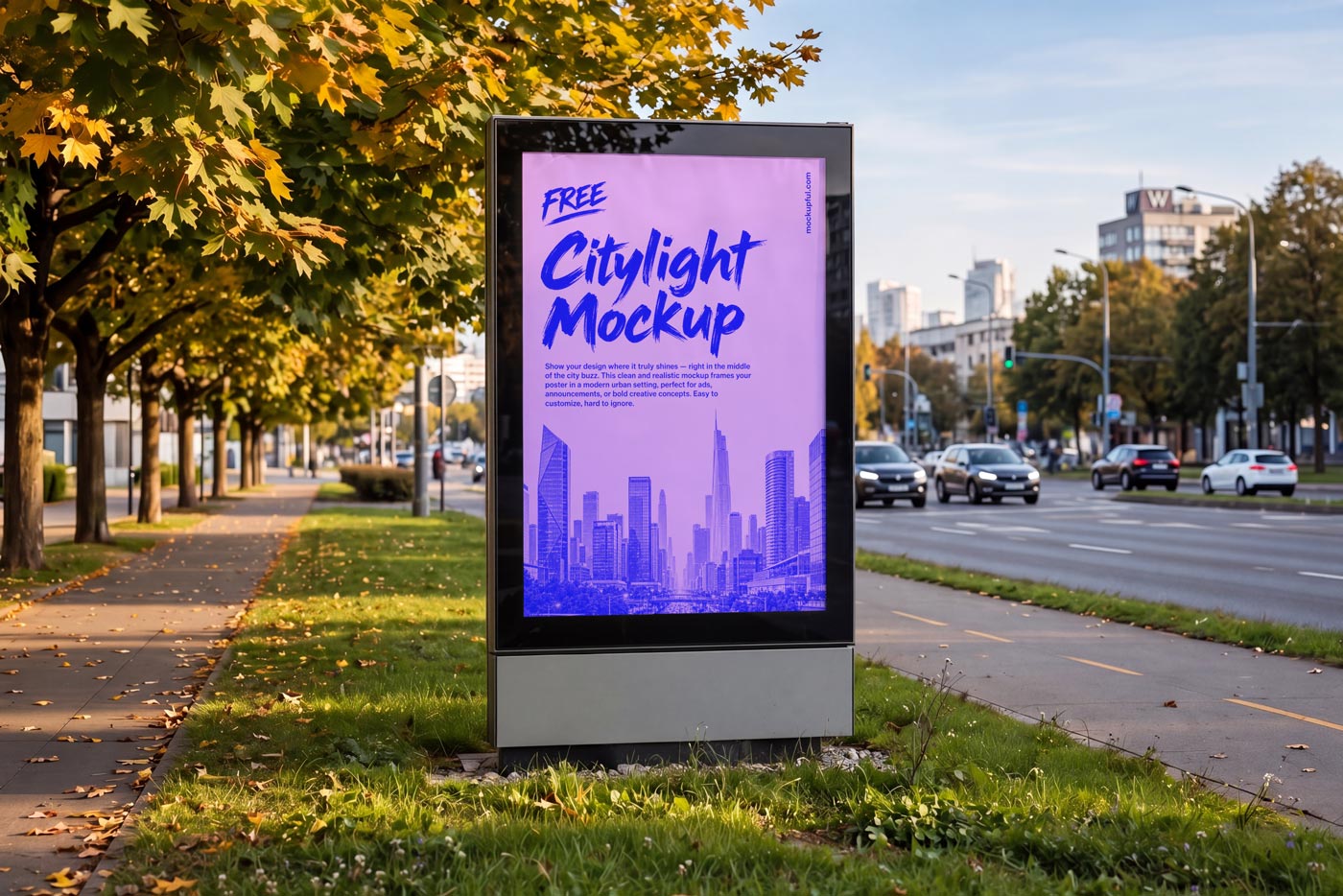 Free Regular Citylight Poster Mockup