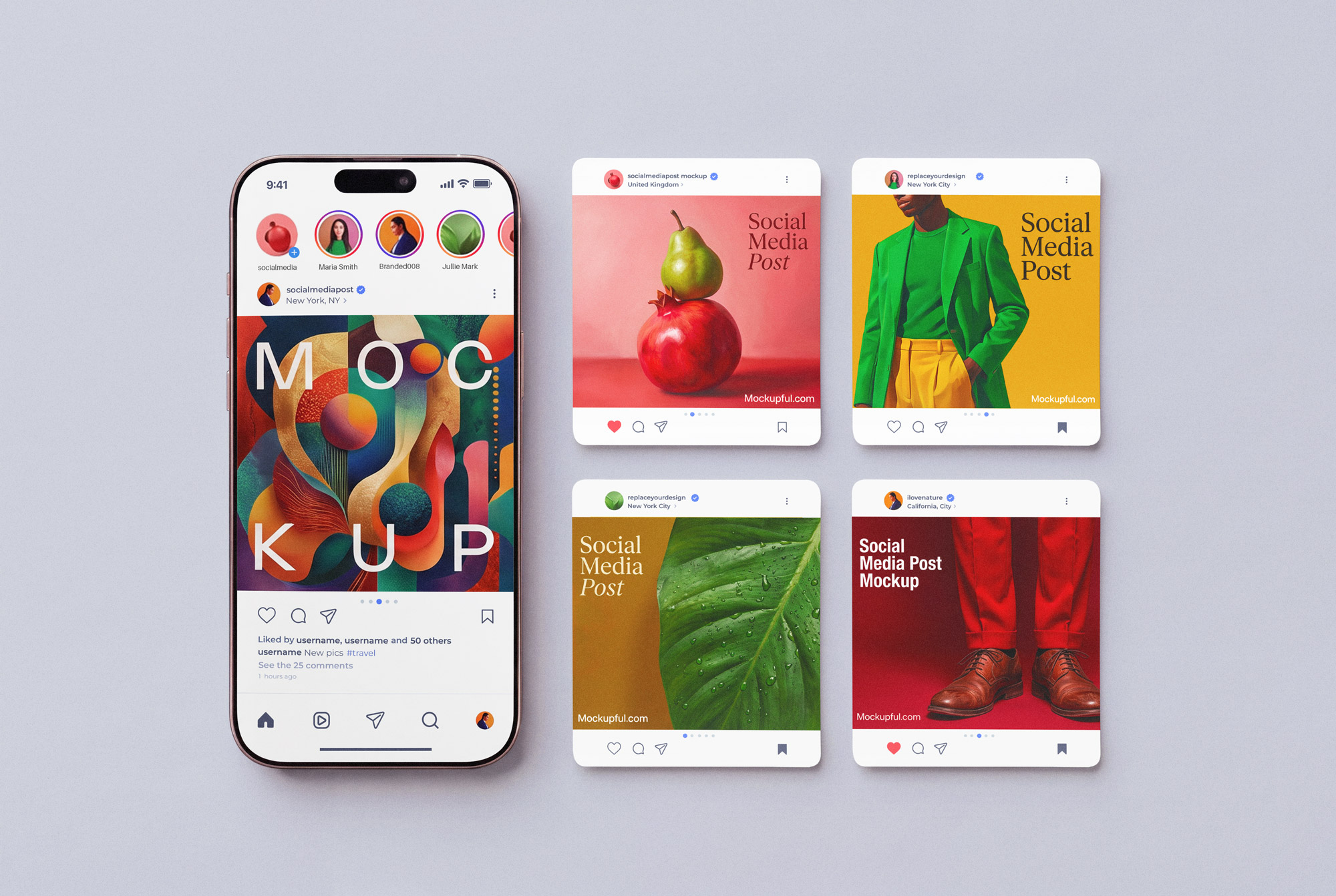 Free Instagram Post Mockup