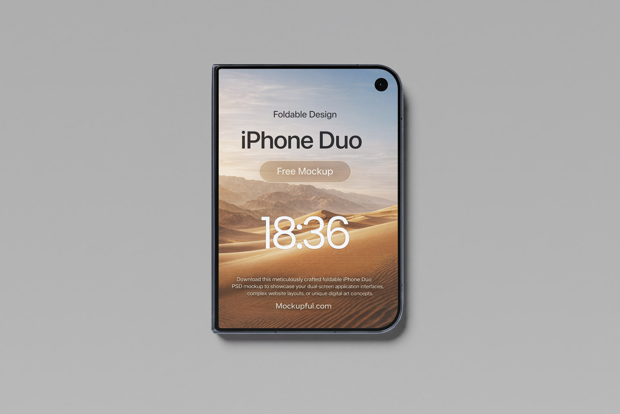 Free iPhone Duo Mockup