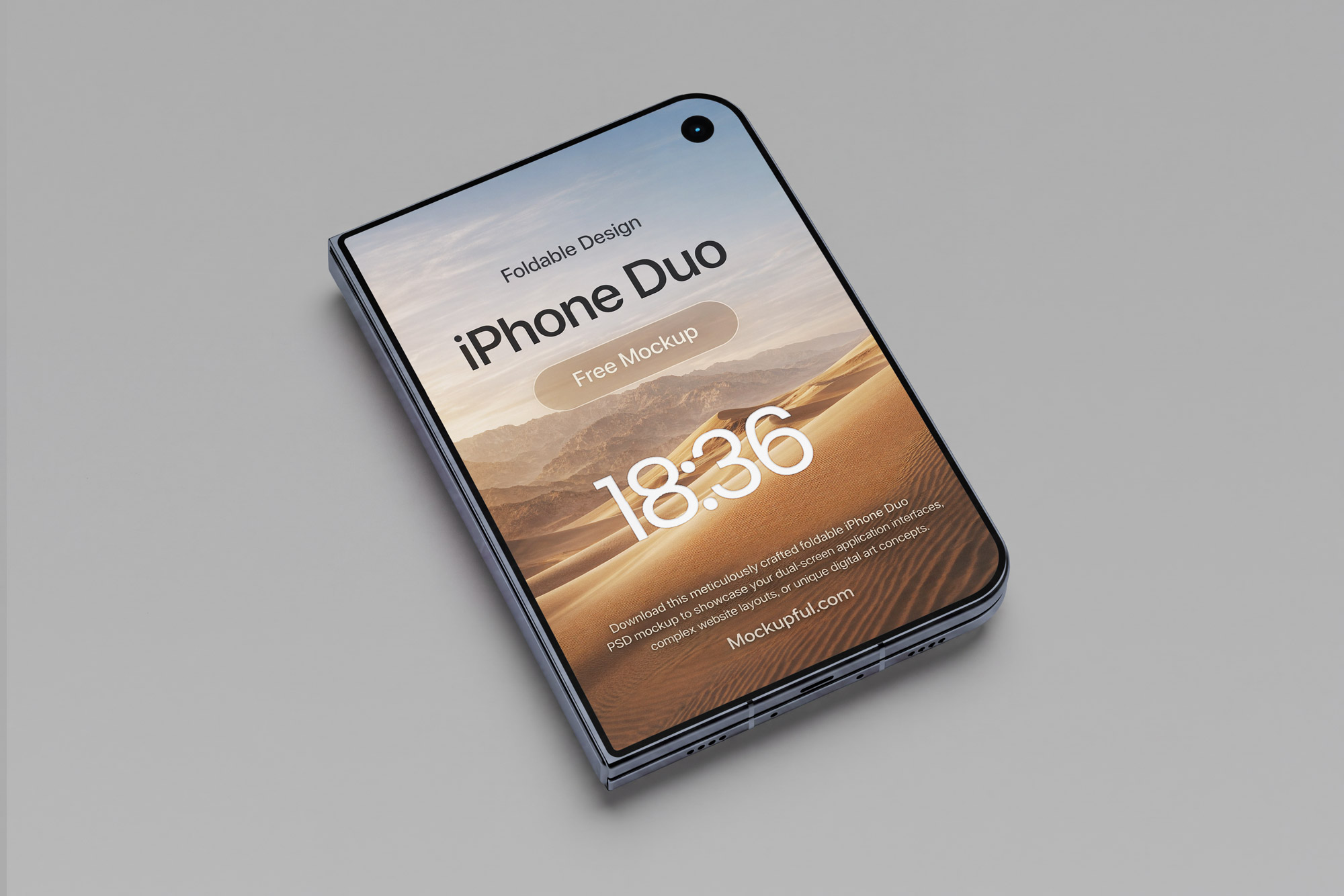 Free iPhone Duo Mockup