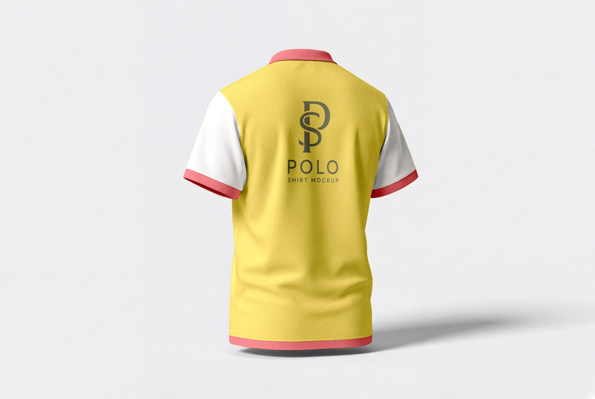 Free Front & Back Polo Shirt Mockup