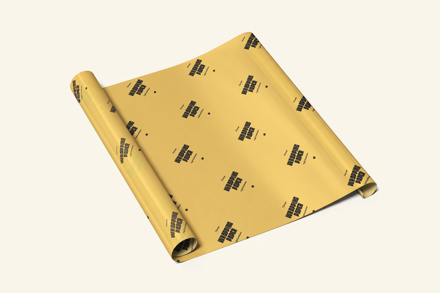 Free Wrapping Paper Mockup